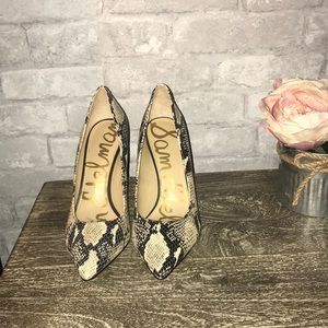 Sam Edelman Snakeskin Heels